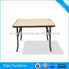 Outdoor Acrylic Board Dining Square Table